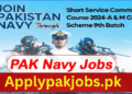 Latest Join Pak Navy Jobs 2023 Short Services Commission