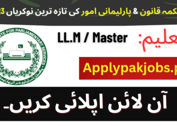 Latest Law &Amp; Parliamentary Affairs Department Jobs 2023