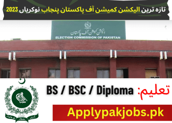 Latest Election Commission Of Pakistan Punjab Jobs 2023