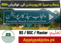 Punjab Seed Corporation Latest Jobs 2024 Online Apply