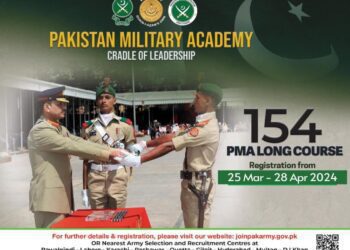 Latest Pakistan Military Academy Jobs 154 PMA Long Course Pakistan Military Academy Jobs Activity 2024 Online Practice For The Modern-Day Commercial. Pakistan Military Academy Jobs Has Announced A Brand New Activity In March 2024.