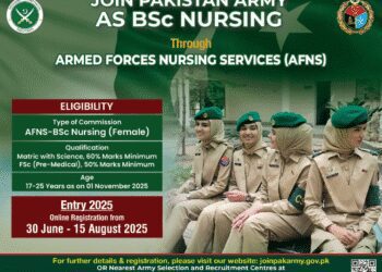 Latest Pakistan Army Jobs As BSc Nursing Rawalpindi 2025 Latest Pakistan Army Jobs As Bsc Nursing Rawalpindi 2025