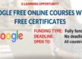 Google Courses 2023 Free Online Courses| Online Apply Google Courses 2023 Free Online Courses Online Apply Applypakjobs