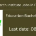 Oil Seeds Research Institute Jobs 2023 |Online Apply Oil Seeds Research Institute Jobs 2023 Online Apply Applypakjobs.pk