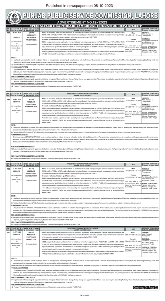 Ppsc Jobs Advertisement 2023 Latest Vacancies | Applypakjobs.pk