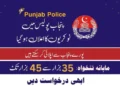 Punjab Police Jobs 2023 Online Apply At Applypakjobs.pk