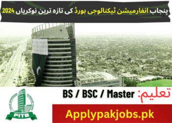 Latest Punjab Information Technology Board Jobs 2024