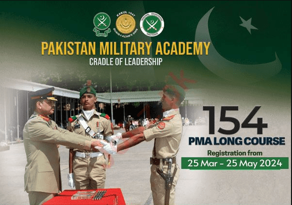 Latest Pakistan Army 154 PMA Long Course Jobs 2024