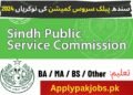 Latest Sindh Public Service Commission Jobs 2024 Latest Sindh Public Service Commission Jobs 2024