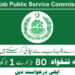 Latest Punjab Public Service Commission Jobs 2024