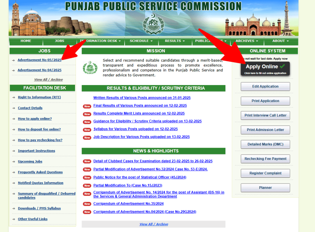 Latest Punjab Public Service Commission Jobs 2025 | Online Apply