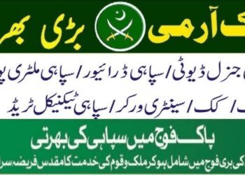 Latest Pakistan Army Sepoy Jobs Rawalpindi 2025|Online Apply