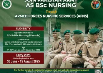Latest Pakistan Army Jobs As Bsc Nursing Rawalpindi 2025