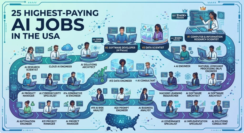 25 Highest-Paying Ai Jobs In The Usa In 2026