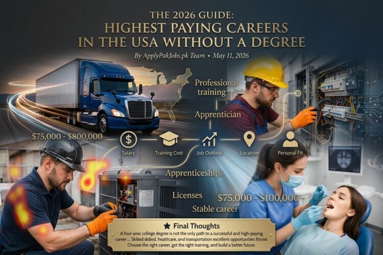 Highest Paying Jobs In The Usa Without A Degree 2026 Guide